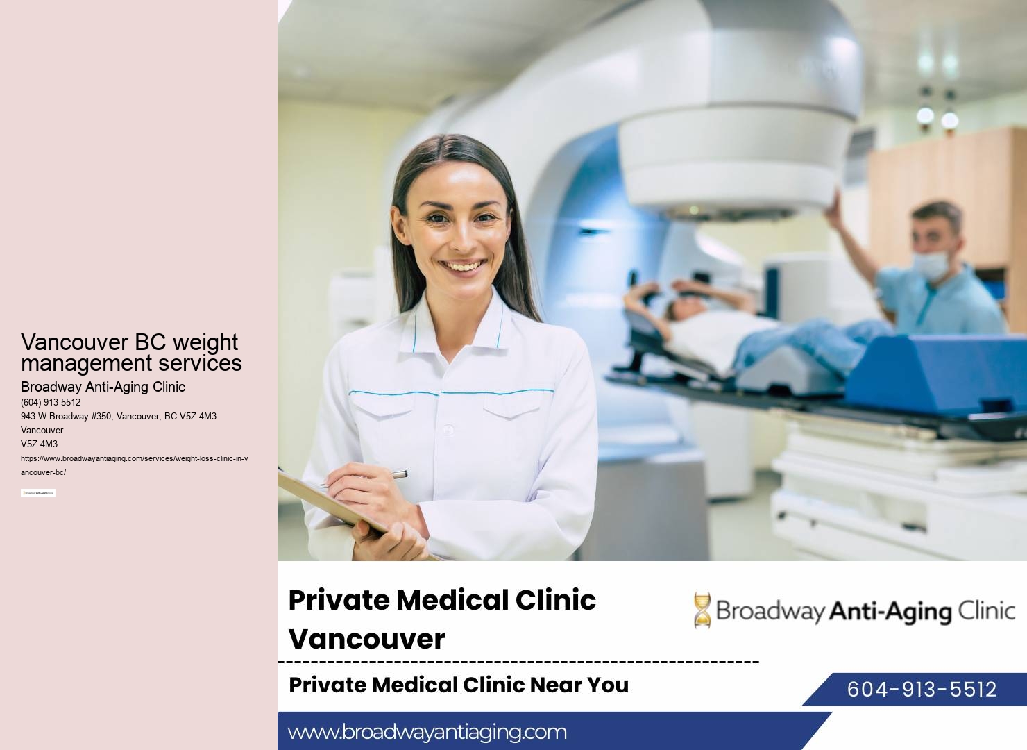 Professional weight loss consultation Vancouver