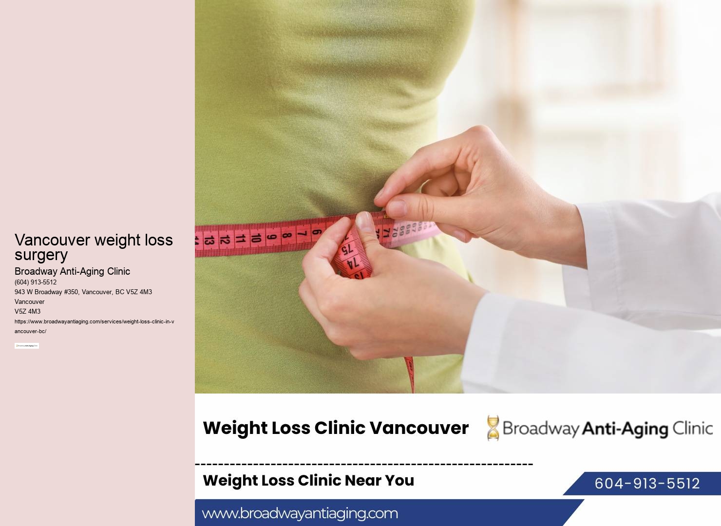 Vancouver's best fat loss clinic