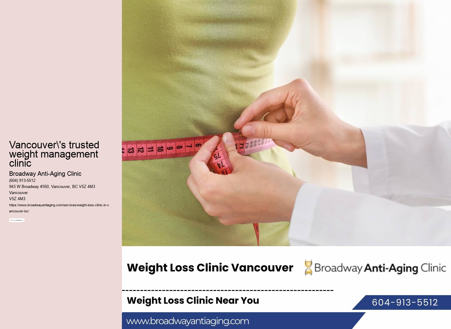 Weight Loss Clinic in Vancouver, BC