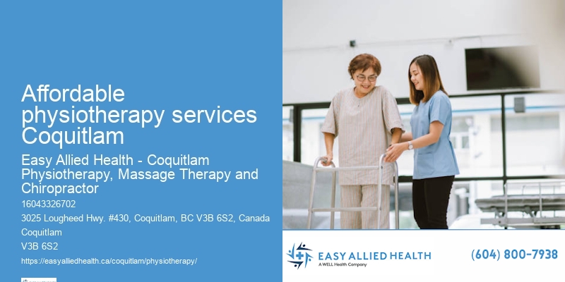 Affordable physiotherapy services Coquitlam physiotherapy for spinal cord injuries