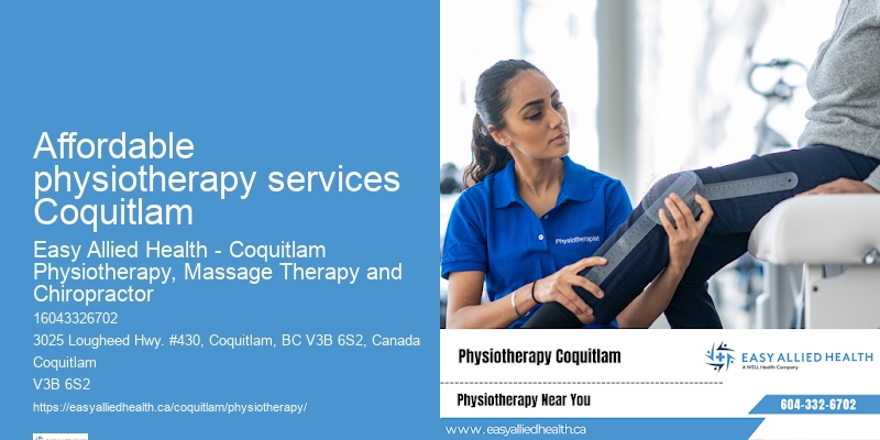Physiotherapy for amputees Affordable physiotherapy services Coquitlam
