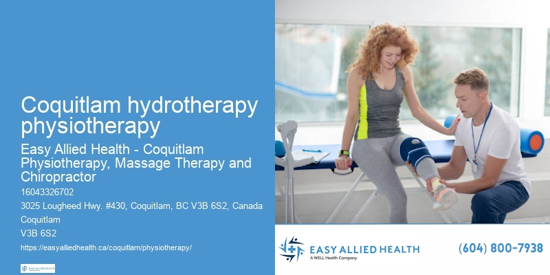 Senior physiotherapy Coquitlam hydrotherapy physiotherapy