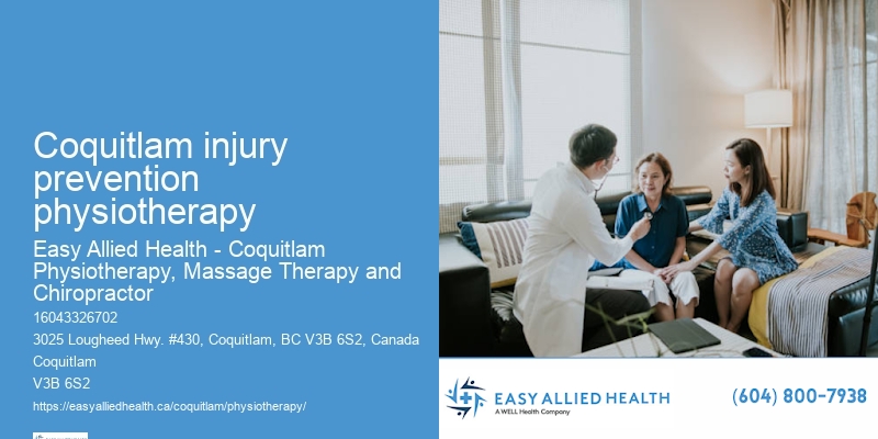 Coquitlam injury prevention physiotherapy physio care plans