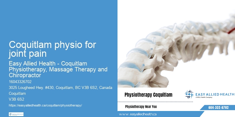 Coquitlam physio for joint pain