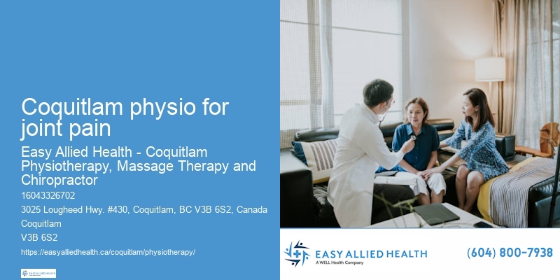 Top physiotherapy Coquitlam physio for joint pain