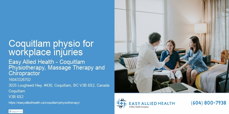 Physiotherapy expert Coquitlam physio for workplace injuries