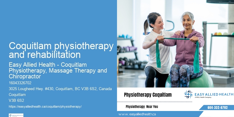 Certified physiotherapist Coquitlam physiotherapy and rehabilitation