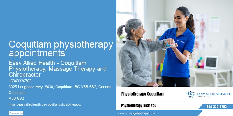 Coquitlam physiotherapy appointments physio for workplace injuries