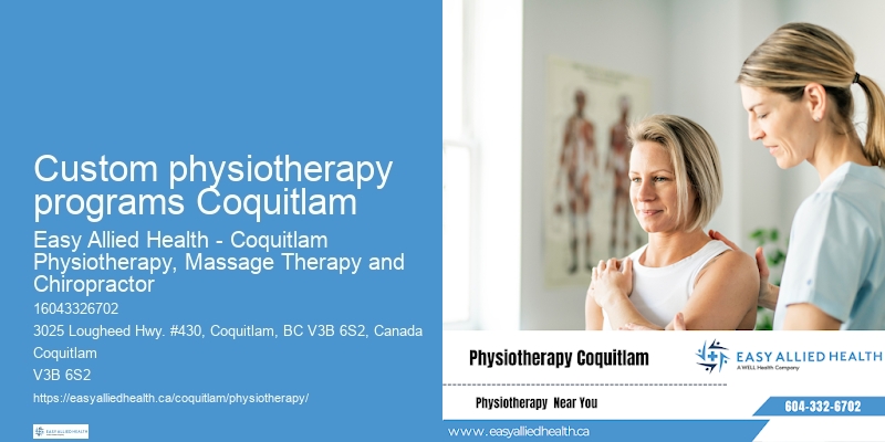 Custom physiotherapy programs Coquitlam sports injury physiotherapy