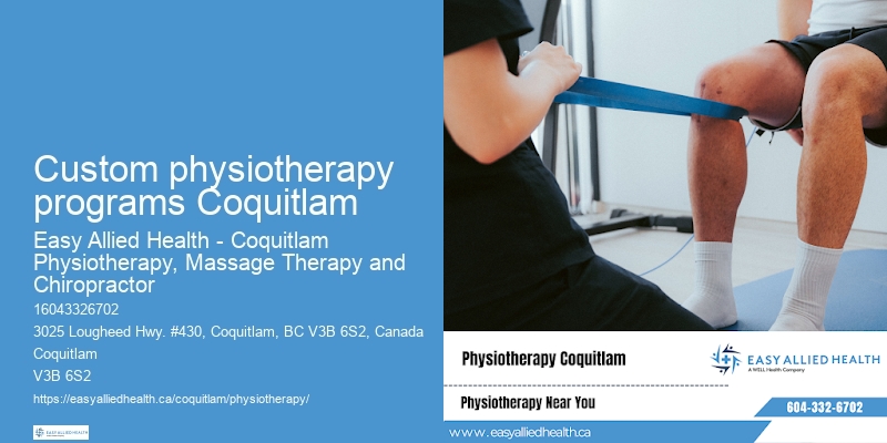 Athletic physiotherapy Custom physiotherapy programs Coquitlam