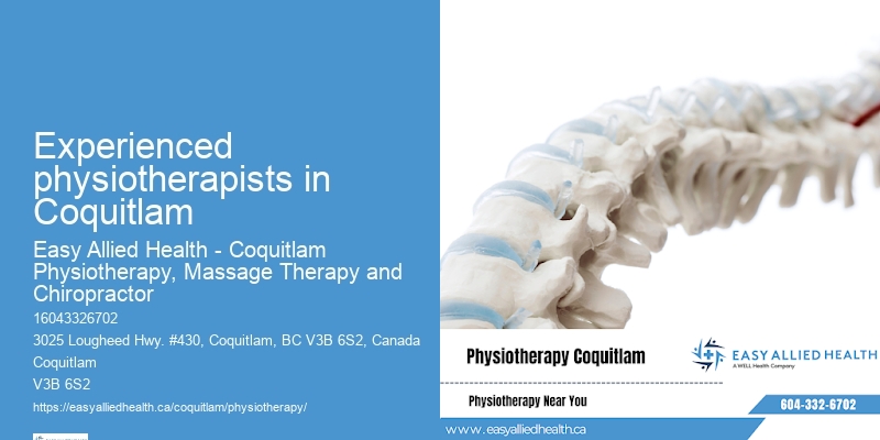 Experienced physiotherapists in Coquitlam