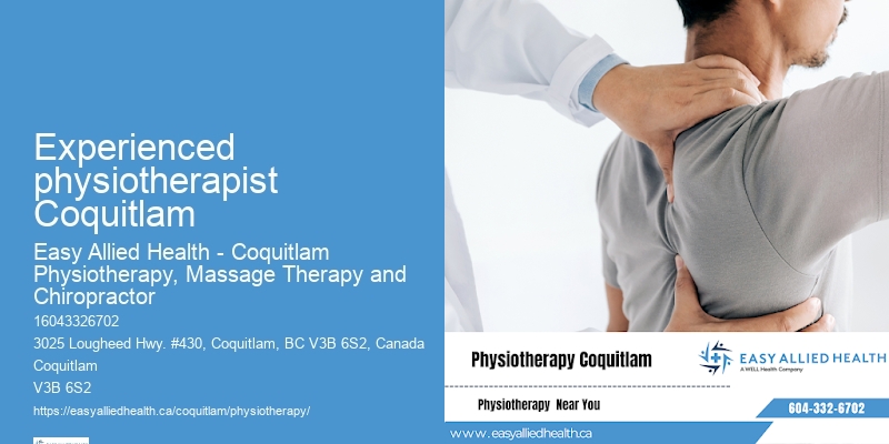 Experienced physiotherapist Coquitlam sports injury rehabilitation
