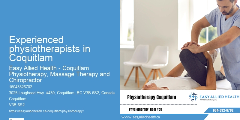 Experienced physiotherapists in Coquitlam sports injury therapist