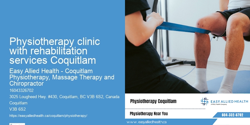 Physiotherapy clinic with rehabilitation services Coquitlam physiotherapy for whiplash