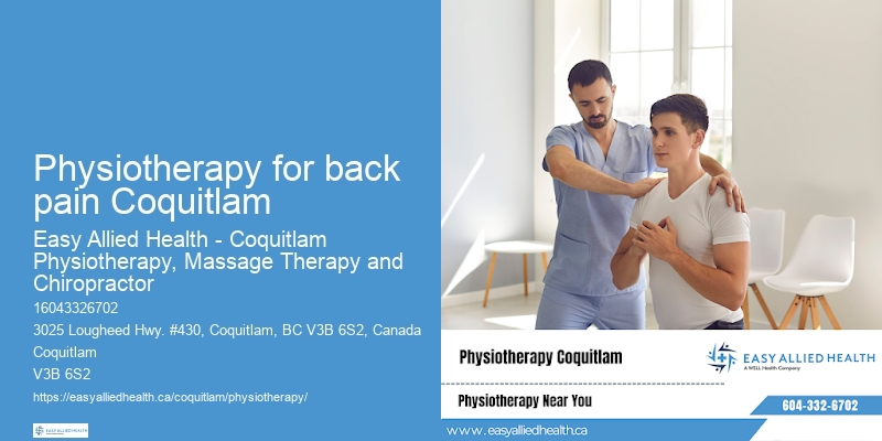 Physiotherapy for back pain Coquitlam physiotherapy for car accidents