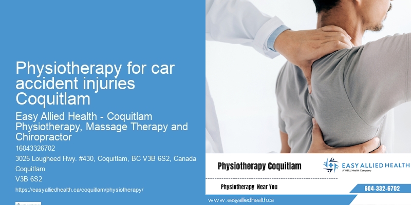 Physiotherapy for car accident injuries Coquitlam pediatric physiotherapist