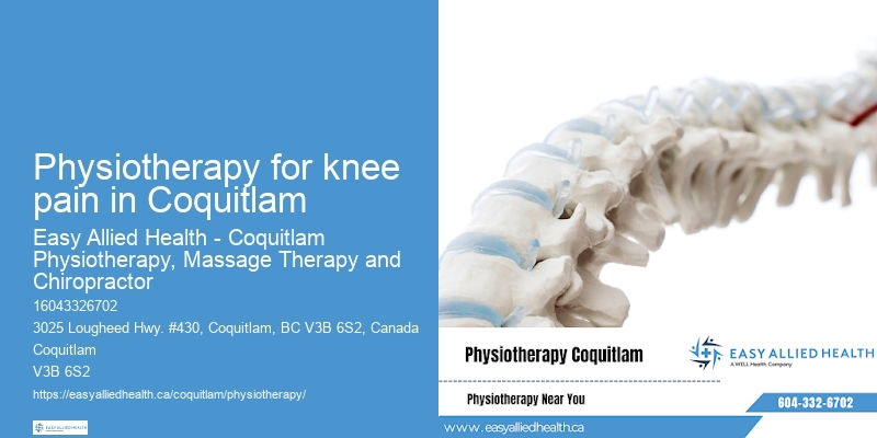 Physiotherapy for knee pain in Coquitlam