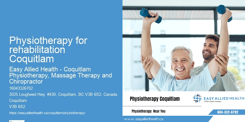 Physiotherapy for rehabilitation Coquitlam physio for muscle pain