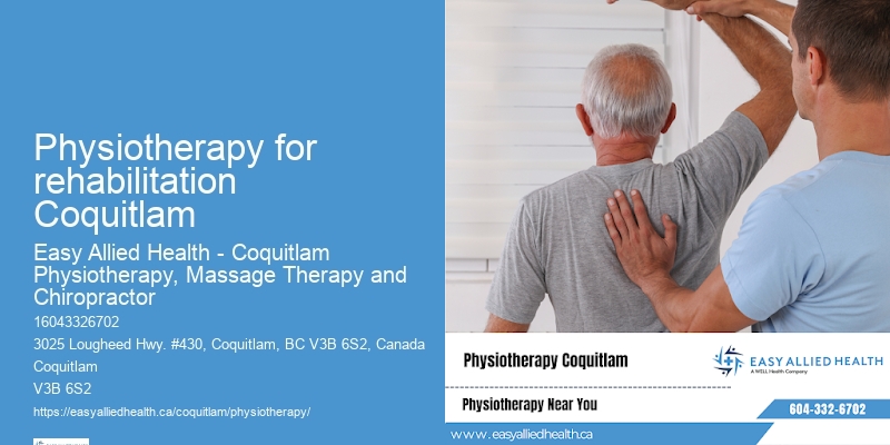 Physiotherapy for rehabilitation Coquitlam shoulder pain physiotherapy exercises