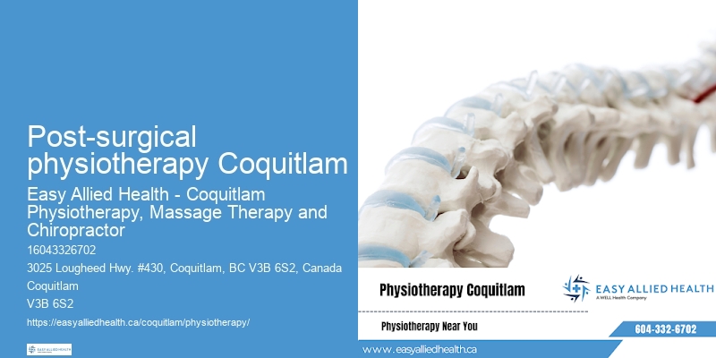 Post-surgical physiotherapy Coquitlam