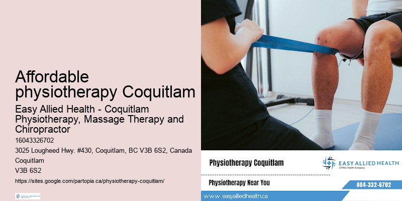 Affordable physiotherapy Coquitlam myofascial release therapy