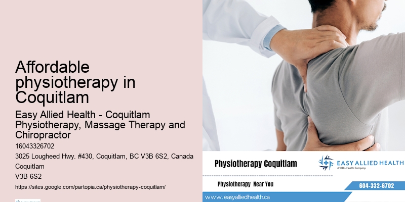 Affordable physiotherapy in Coquitlam post-surgical physiotherapy