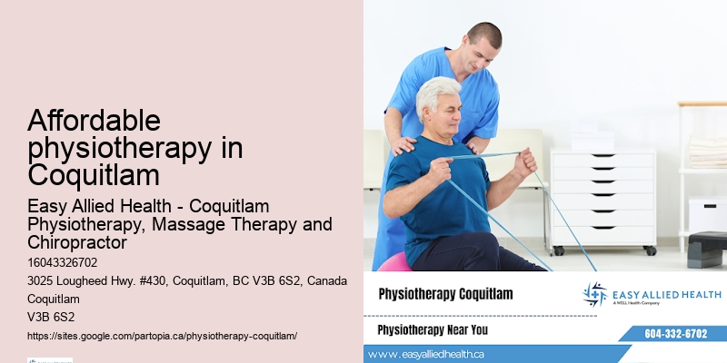 Affordable physiotherapy in Coquitlam physio clinic