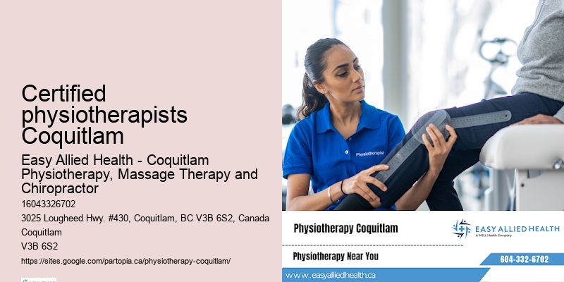 Certified physiotherapists Coquitlam physio for knee pain