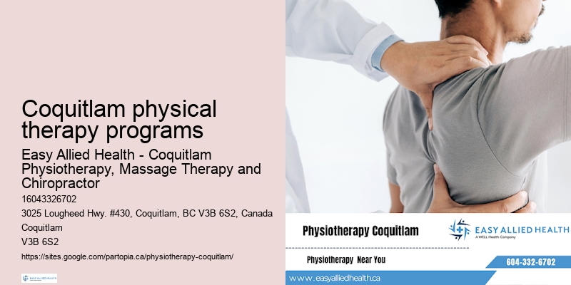 Personalized physiotherapy Coquitlam physical therapy programs