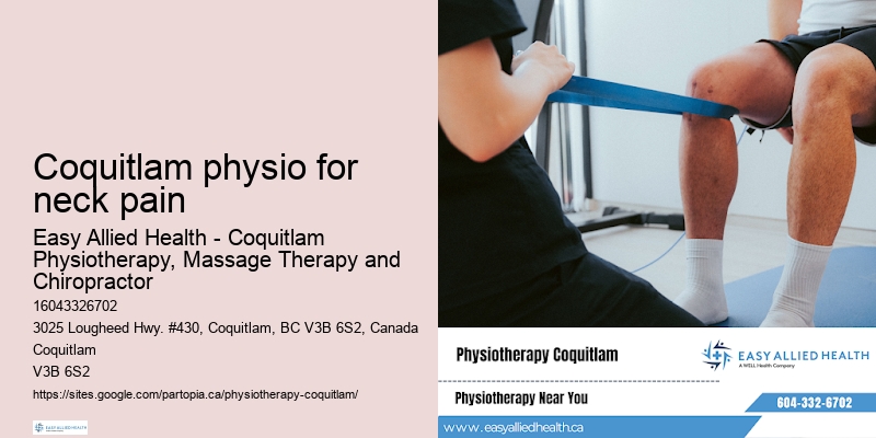 Geriatric physiotherapy Coquitlam physio for neck pain