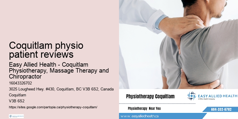 Coquitlam physio patient reviews geriatric physiotherapy