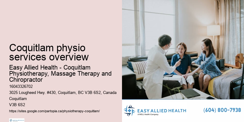 Comprehensive arthritis treatment Coquitlam physio services overview