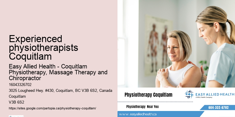 Experienced physiotherapists Coquitlam physiotherapy for occupational injuries