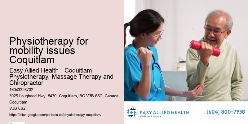 Leading-edge treatment for sports injuries Physiotherapy for mobility issues Coquitlam