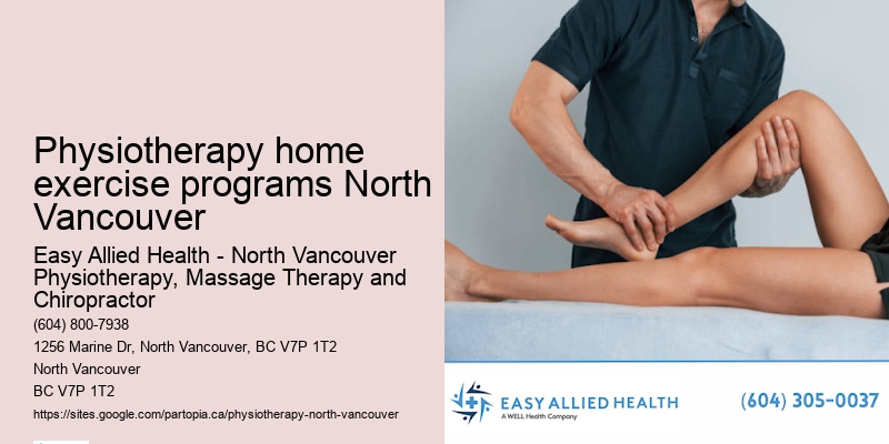 Pediatric Physiotherapist Physiotherapy home exercise programs North Vancouver