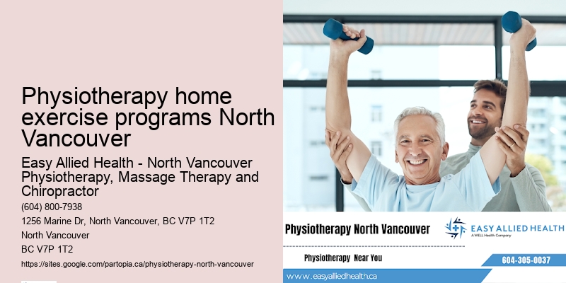 Physiotherapy home exercise programs North Vancouver physio for kids