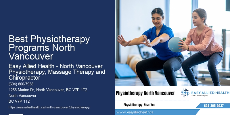 Best Physiotherapy Programs North Vancouver Physio Services