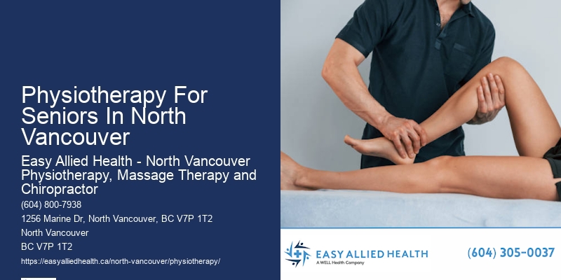 Personalized Neck Pain Therapy Physiotherapy For Seniors In North Vancouver