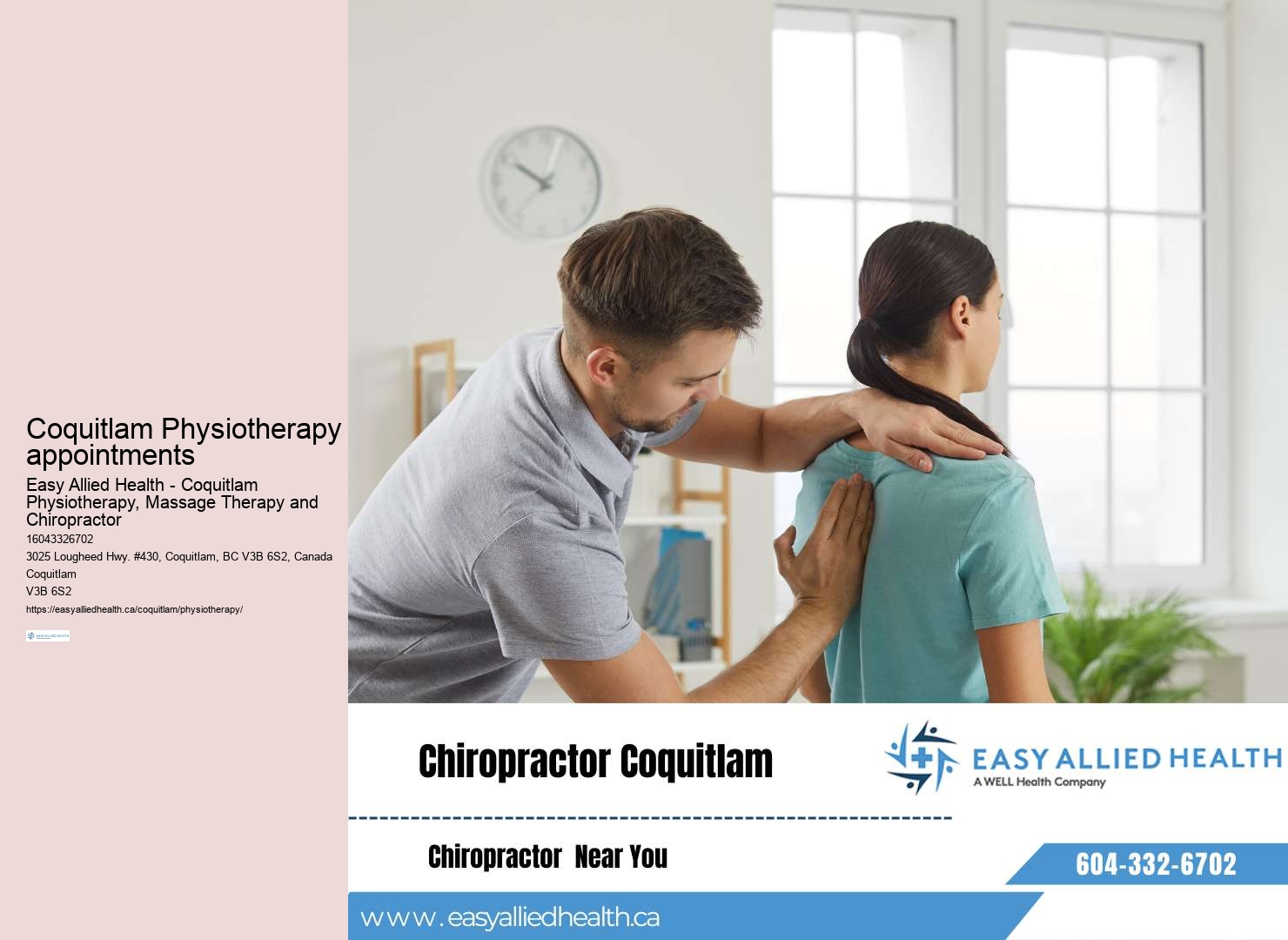 Physiotherapist Coquitlam BC