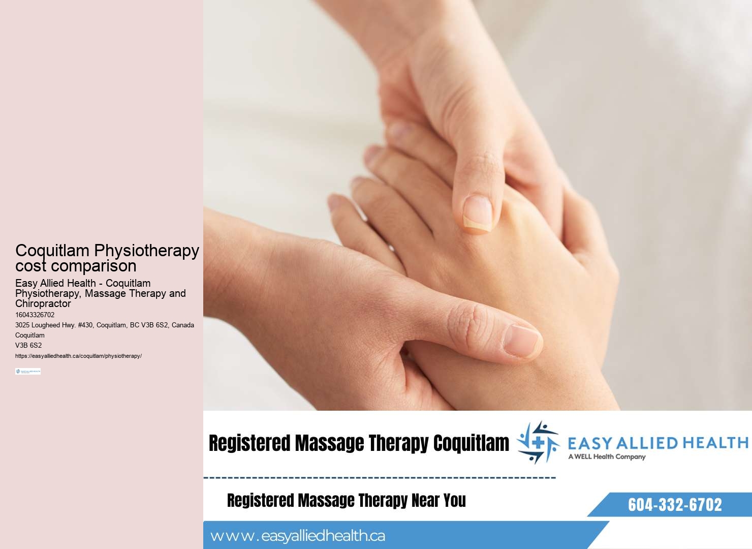 Coquitlam Physiotherapy for Mobility Issues