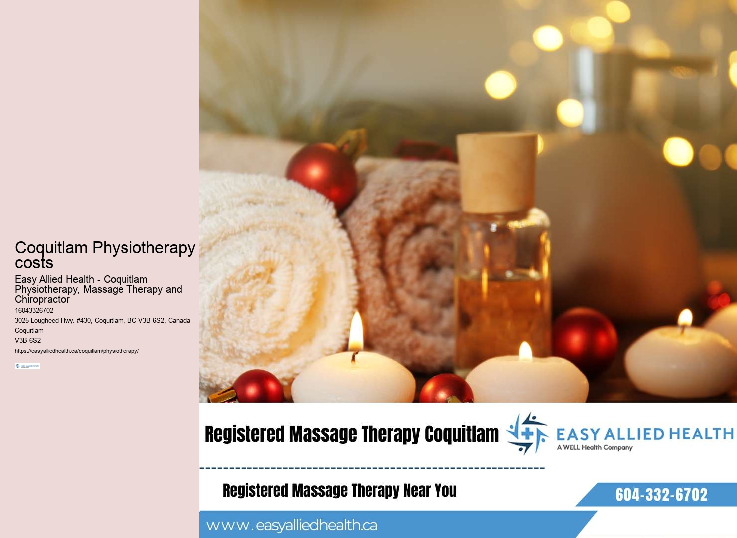 Coquitlam Physiotherapy for Scoliosis