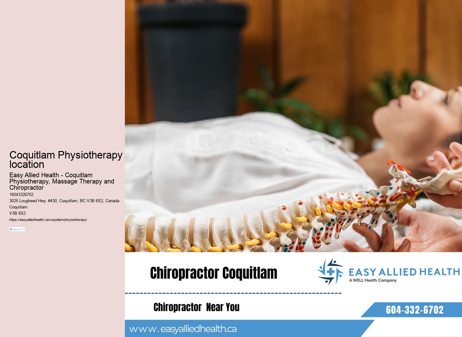 Coquitlam Physiotherapy Rehabilitation Programs