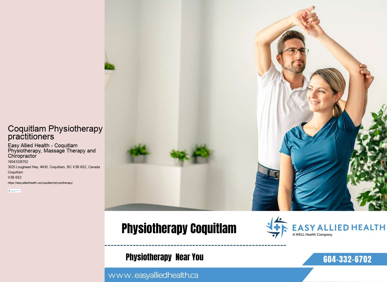 Specialized Orthopedic Physiotherapy Techniques in Coquitlam