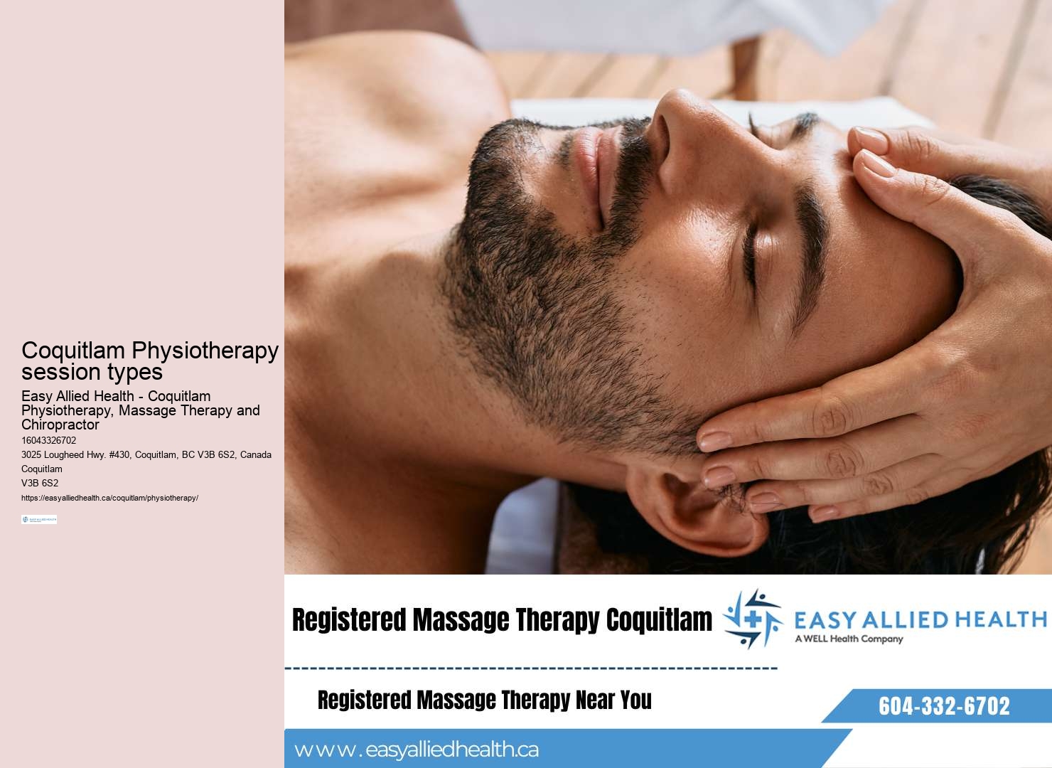 Professional injury recovery programs Coquitlam
