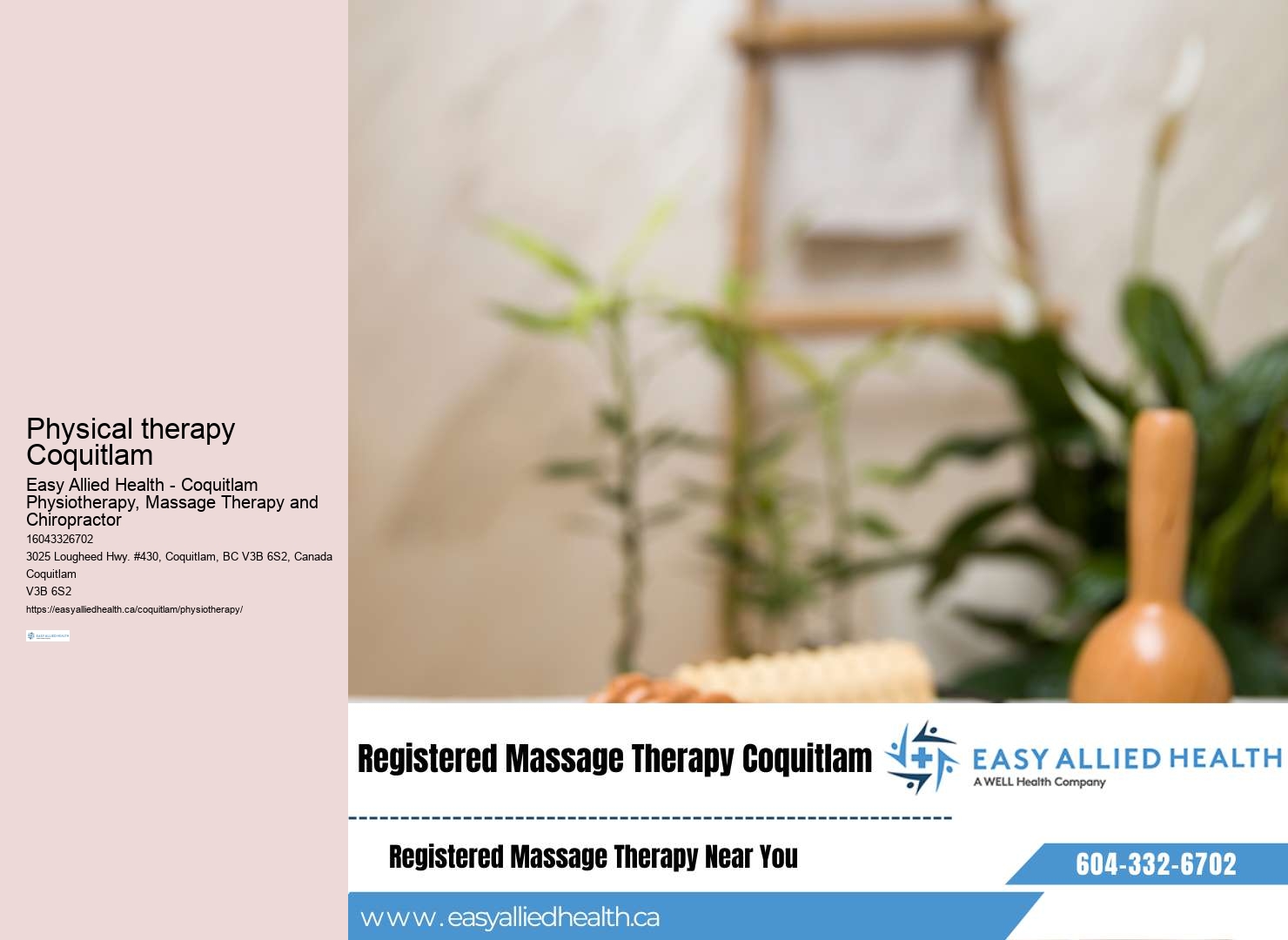 Coquitlam sports injury rehab center