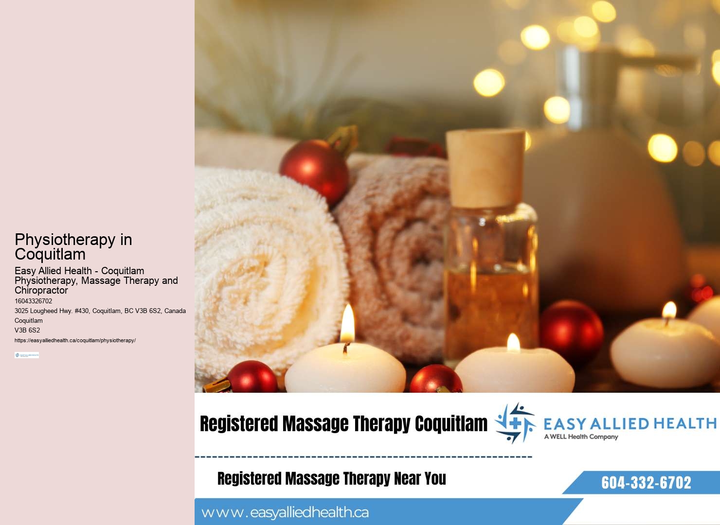 Coquitlam Massage Therapy Clinics