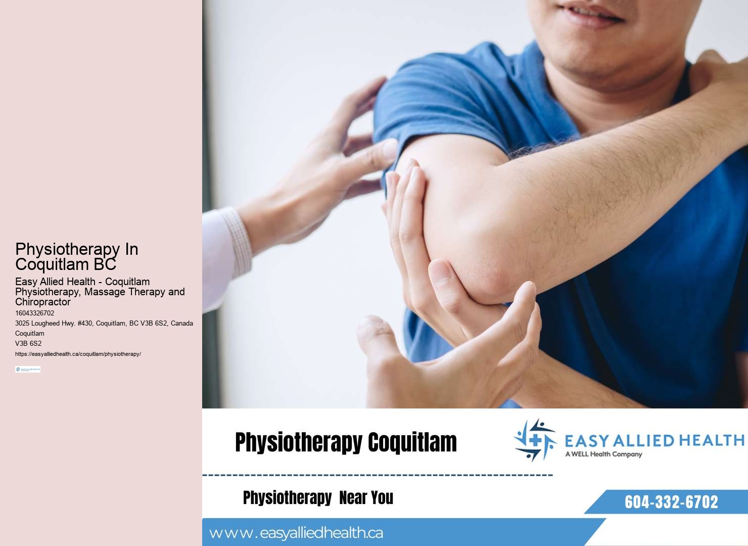 Government-funded Physiotherapy in BC