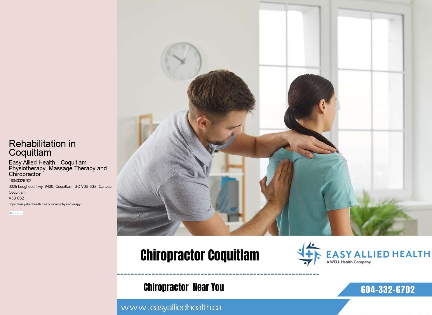 Skilled manual therapy techniques Coquitlam