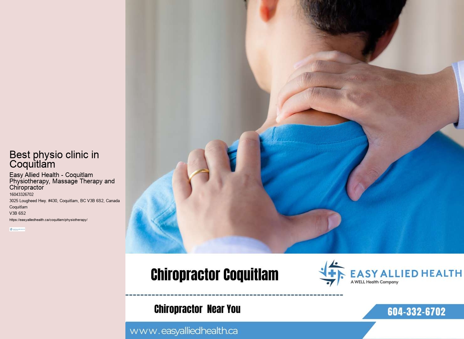 Orthopedic physiotherapy in Coquitlam BC