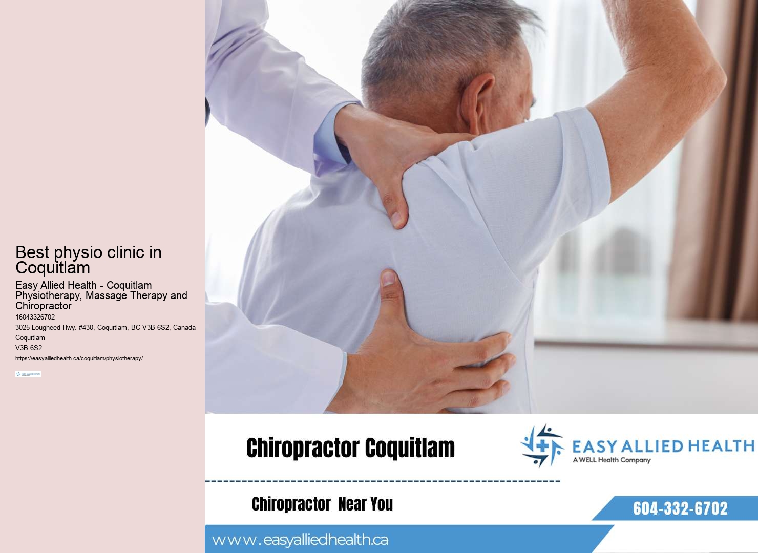 Comprehensive rehabilitation services tailored to Coquitlam